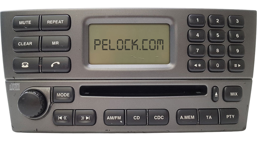 Kalkulator kodu radiowego dla Jaguar Alpine